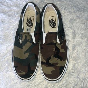 Camo slip on vans